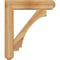Ekena Millwork Imperial Craftsman Rough Sawn Bracket w/ Offset Brace, Western Red Cedar, 8"W x 34"D x 40"H BKT0806X34X40IMP04RWR - alternate 4